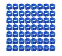 iplusmile 100pcs 10mm Plastic Pigeon Foot Rings Dark Blue Identification Leg Bands for Meat Pigeons Bird Accessories Suitable for Leg Marking and Tracking