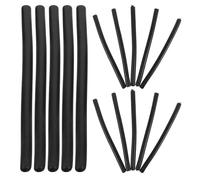 iplusmile 100pcs Black Pvc Wire Hook Tip Covers for Clothes Hangers with Rounded Corners, Sturdy Anti-slip Protection and Gentle Fabric Care, for Laundry Racks and Closets