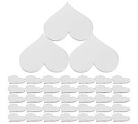 iplusmile 100pcs Heart-Shaped Acrylic Wall Sticker Mirror Surface, Modern Artistic Mirror Design for Wall Decoration in Living Room Or Bedroom