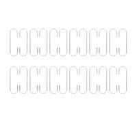 iplusmile 100pcs Hooks Iron Hanging Hook for Baubles and Stockings | Green Iron, No Tools Needed, Compact and Lightweight, for Home Trees and Event Decorators