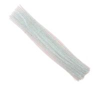 iplusmile 100pcs Iridescent Glitter Chenille Stems Tinsel Pipe Cleaners for DIY Crafts Christmas Art Projects Colorful Metallic Sparkly Holiday Decorations