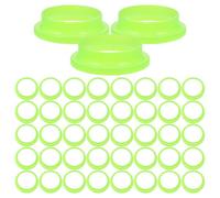 iplusmile 100pcs Luminous Plastic Extinguisher Bottleneck Rings Fire Extinguisher Accessory Visible Glow Circles for Home Caravan Campervan Safety