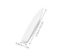 iplusmile 100pcs Mini Plastic Tweezers for Double Eyelid Makeup Tool White Sharp Pointed Tip for Precise Eyelash Application Stable Clip Design Compact Travel Friendly Hand Tool for Beauty