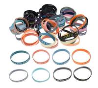 iplusmile 100Pcs Motivational Wristbands Inspirational Bracelets for Unisex for Events Festivals and Daily Wear Comfortable and Versatile Design for Boys