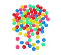 iplusmile 100pcs Plastic Balls for Crafts Montessori Stem Counting and Sorting Balls Educational Probability and Physics Experiment Learning Material for Preschool