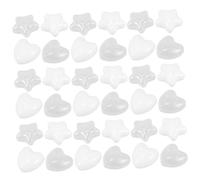 iplusmile 100pcs Star and Heart Shaped Ocean Balls for Indoor Play Pool Smooth Ball Pit for Boys for Playrooms and Party Filling