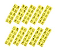iplusmile 100pcs Static Warning Stickers High Adhesive Electrostatic Safety Labels Do Not Touch Signs for Electrical Shock and High Voltage Protection in Industrial and Home Use