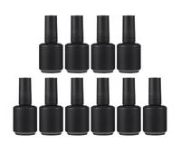 iplusmile 10pcs 15ml Glass Nail Polish Empty Bottles with Brush Cap, Lightweight and Portable Refillable Nail Gel Storage Bottles for Grooming on The Go and Travel