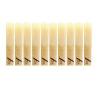 iplusmile 10pcs B Clarinet Reeds 2.5 Strength Reed Woodwind Instrument Accessories Excellent Sound Quality for Clarinet Players