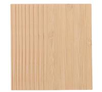iplusmile 10Pcs Bamboo Rectangular Cutout Blanks for Crafting Writable Tags and Creative DIY Ornaments for Home and Educational Use