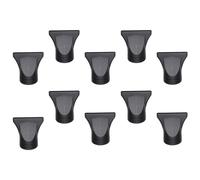 iplusmile 10pcs Black Hair Dryer Attachments Nozzle Set Made of Sturdy Pp and PC Material, Reusable Design to Reduce Frizz, Hair Dryer Accessory for Salon and Home Styling