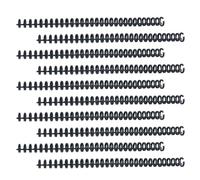 iplusmile 10pcs Black Plastic Notebook Spines Binding Coils with Cuttable and Hand-Open Features, Simple and Generous Appearance for Spiral Bound Notebook DIY and Office Use Random Color