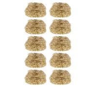 iplusmile 10pcs Brass Cleaning Balls Soldering Tip Wire Cleaner Kit 20g Copper Wire Sponge for Precision Electronics Repair and Soldering Maintenance