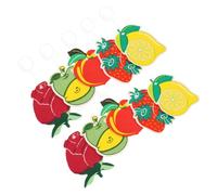 iplusmile 10pcs Car Air Freshener Hanging Incense Chips Aromatherapy Decoration for Car Assorted Scents Lemon Strawberry Easy to Use Mirror Accessories