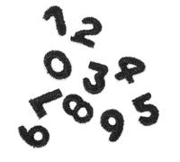 iplusmile 10Pcs Embroidered Number Iron-On Patches 0-9 Digit DIY Clothes Repair Appliques, Wear-Resistant Decorative Fabric Badges for Jackets, Hats, Backpacks