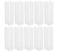 iplusmile 10pcs Glass Cuvettes with 10mm Standard Path Length for Accurate Experimental Data and Versatile Quantitative Analysis in Laboratory and Industrial Production