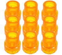 iplusmile 10pcs Heavy Duty Rubber Cane Tips for Walking Canes and Crutches with Enhanced Grip and Reduced Ground Impact, Non-Slip Replacement Caps for Daily Use on Wet or ICY Surfaces,