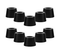 iplusmile 10pcs Heavy-duty Rubber Speaker Isolation Feet Pads with Screws for Vibration Isolation and Shock Absorption, Suitable for Speakers and Delicate Electronics in Home Theatre