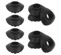 iplusmile 10pcs Hiking Pole Accessories Black Tpr Mud and Snow Protection Baskets for Walking Sticks and Hiking Sticks, Removable Lightweight Ski Pole Powder Baskets for Climbing Mountain
