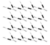 iplusmile 10pcs Microwave Oven Parts Kits Microwave Oven Diode Part Black Abs Aluminum Alloy Bidirectional Diode Strong Anti-ability Damage Resistant Replacement