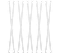 iplusmile 10pcs Office Hanging Metal Rod for File Storage Metal Bars for Desk Organizer Hanging File Bars for Document Management in Modern Workspace