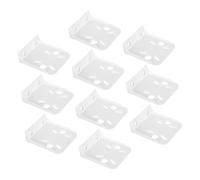 iplusmile 10pcs Plastic Mounting Brackets for Water Filters Wall Mount Rack Holder Compatible with Multiple Purifier Brands Easy Installation Kitchen Organizer
