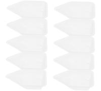 iplusmile 10pcs Plastic Weighing Trays Reusable Scale Boats for Powder Laboratory Weighing Dishes Small Scale for Laboratory Use