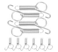 iplusmile 10Pcs Rabbit Cage Door Spring Hook Durable Pet Cage Door Hook for Easy Opening Closing Compact Design for Bird Rabbit Cages Versatile Use for Pigeon Quail Chicken Cages