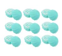iplusmile 10pcs Refillable Travel Lip Balm Containers with Rounded Egg Shape Design, Easy to Fill Plastic Spherical Lip Balm Storage Boxes for Cosmetic Use