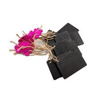 iplusmile 10pcs Rose Red Flower Hanging Plaque Lightweight DIY Wood Boards Creative Wall Art Decor for Home Shop Store Notice Boards Blackboard Signs