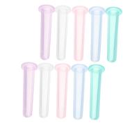 iplusmile 10Pcs Silicone Face Cupping Set Vacuum Massage Cups for Aging Skin Care Facial Suction Cups for Eye and Neck Treatment Portable Spa Tools for Firming and Brightening