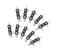 iplusmile 10pcs Speaker Terminal Strip 4 Pin Alloy Plastic Push Terminal | High Conductivity Lead Tabs, Compact Replacement Part for Home Speaker Woofer Repair, Wide Compatibility