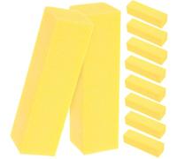 iplusmile 10pcs Sponge Nail Buffer Blocks Nail Files for Natural Portable and Practical File Set Suitable for Acrylic and False Tips for Travel and Manicure Pedicure Use