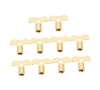 iplusmile 10pcs Square Stem Faucet Key for Outdoor Hose Valves Multifaucet Design with Internal Tamper Mechanism Compatible Spigot Handle Tool for Community Water Management