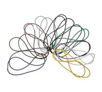iplusmile 10pcs Trash Can Elastic Band Garbage Bag Securing Rubber Band, 140cm Reusable Strap for Wheelie Bins and Outdoor Cans Random Color