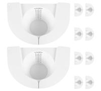 iplusmile 10pcs Urin e Collectio n Hat for Toilet, 800 ml Female Urinal Stool, Sample Collectio n Kit, Toilet Hats to Catch Cups Pee Cup Urin e for Women White