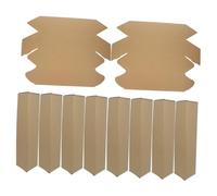 iplusmile 10pcs Versatile Kraft Paper Packaging Box Red Wine Storage Tube Postal Boxes Poster Tube Carrying Case