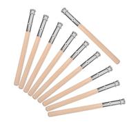 iplusmile 10Pcs Wooden Pencil Extenders for Colored Pencils and Crayons Professional Artist Tool with High Hardness Lightweight Holder Fits Short for School and Art Use