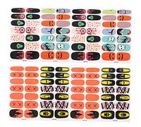 iplusmile 112Pcs Halloween Nail Wraps Full Coverage Nail Stickers Self Adhesive Manicure Decals for Women DIY Home Use Charming Fashion Design