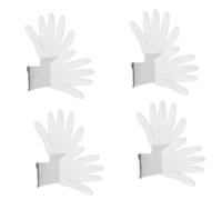 iplusmile 12 Pairs PU Coated Nylon Gloves Static Safety Work Gloves for Electronics Labs Hospitals Reusable Grey Edged