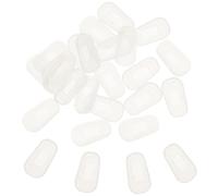 iplusmile 12 Pairs Silicone Nose Pads for Glasses Small White Non-slip Eyeglass Nose Supports for Spectacles Repair and Frame Accessories