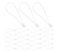 iplusmile 1200pcs Hang Tag Nylon String Clothes Tags Fastener Plastic Polyester White for Clothing Stores and Shoe Shops, Categories and Jewelry