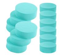 iplusmile 12pcs Blue C-shaped Hair Curl Sponges Gentle on Hair and Suitable for Long and Thick Soft Sponge Curling Tool for Stylish Styling at Home