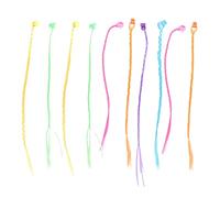 iplusmile 12pcs Braided Hair Extensions Clips for False Braided Snap Hair Attachments Easy Clip Hairdress for Party and Festival