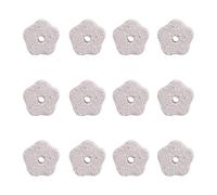iplusmile 12pcs Calcium Mineral Chew Stones for Hamsters Small Animals Teeth Grinding Sturdy Volcanic Rock Chew for Rabbits Guinea Pigs and Rats 4x2cm