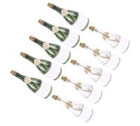 iplusmile 12pcs Creative Empty Bubble Bottles for Wedding Party Favors, Refillable Plastic Mini Bottles for Wedding Decorations and Bachelorette Party Enjoyment