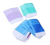 iplusmile 12pcs PVC Colourful Fall-Proof Pen Pouch for Pens and Pencils Easy to Use Inserted Storage Bag Suitable for Medical and Office Use Random Color