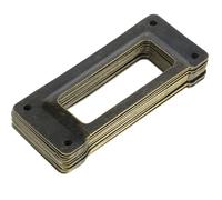 iplusmile 12Pcs Retro Drawer Tag Frames Metal Label Holders for Cabinet and Office Filing with Decorative Frame Design