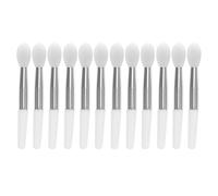 iplusmile 12pcs Silicone Lip Brush Set for Makeup Application, Easy to Carry White Lipstick Applicators Made of Silicone, for Work and Travel Use