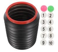 iplusmile 13pcs Numbered Table Tennis Balls Set with Folding Storage Bucket, White Printed Pong Balls for Party Games and Leisure Sports Activities in Uk